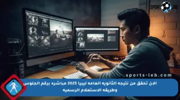 الآن تحقق من نتيجة الثانوية العامة ليبيا 2025 مباشرة برقم الجلوس وطريقة الاستعلام الرسمية